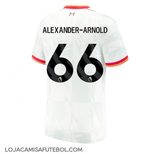 Camisa de Futebol Liverpool Alexander-Arnold #66 Equipamento Alternativo 2024-25 Manga Curta